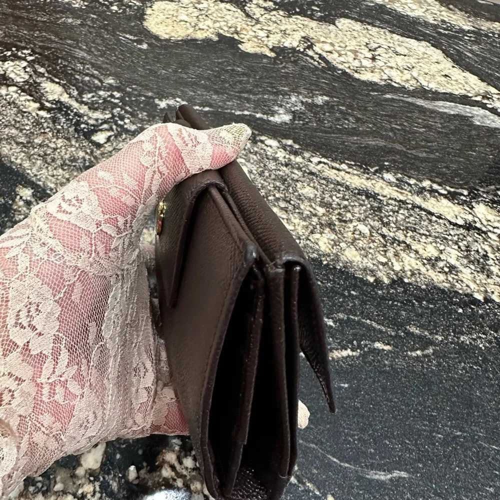 Bulgari Brown and Gold Wallet - Picture 12 of 15